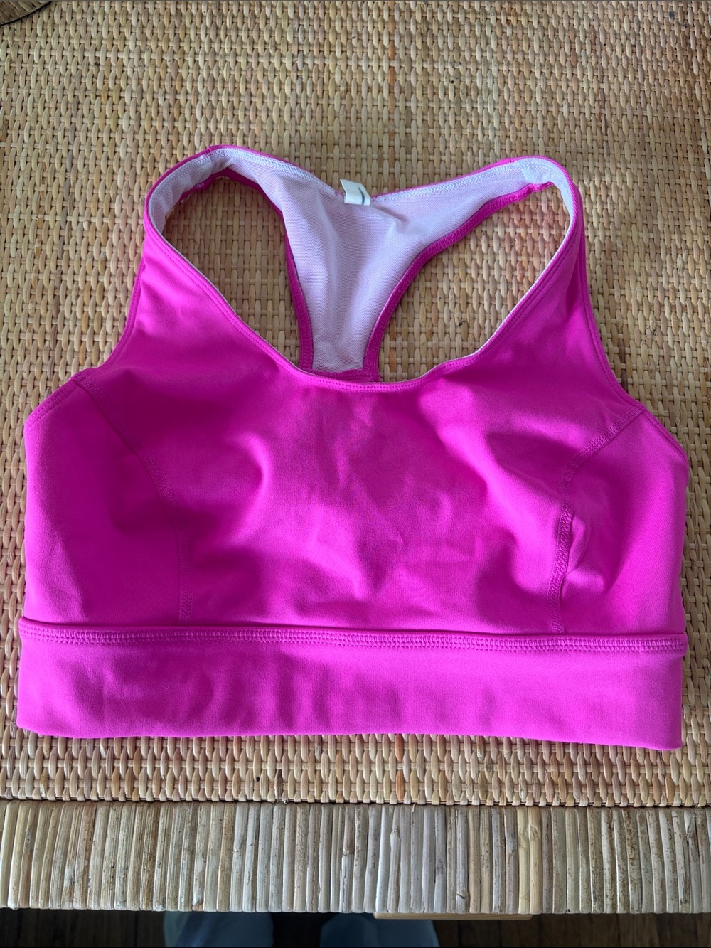 Free People Women's Hot Pink Racerback Sports Bra
